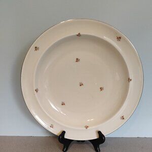 Bohemia Royal Ivory Strewn Roses Pattern Large Round Bowl